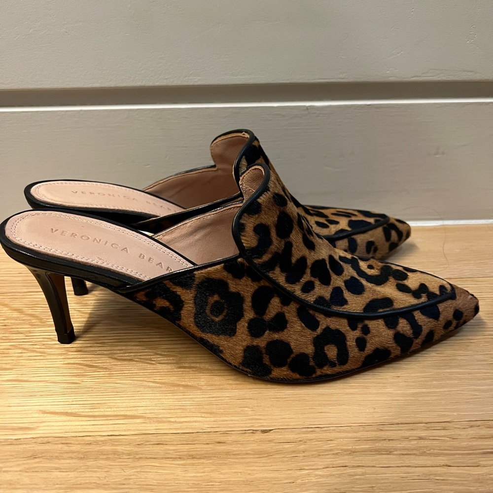 Veronica beard ponyhair mules - size 8.5. Never worn